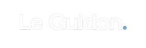 le guidon logo blanc transparent